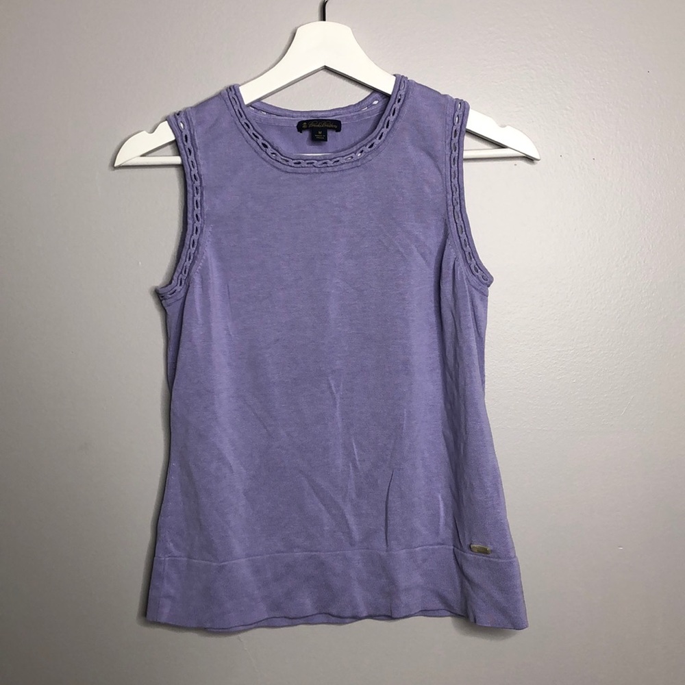 Brooks Brothers Silk and Cotton Blend Top